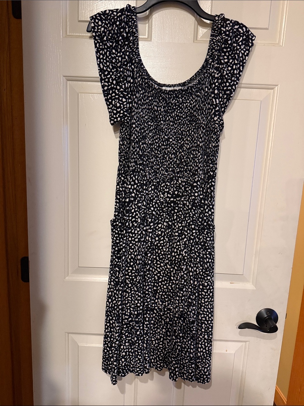 torrid Black and White Printed Midi Dress with Smocked Bodice see CALL OUT